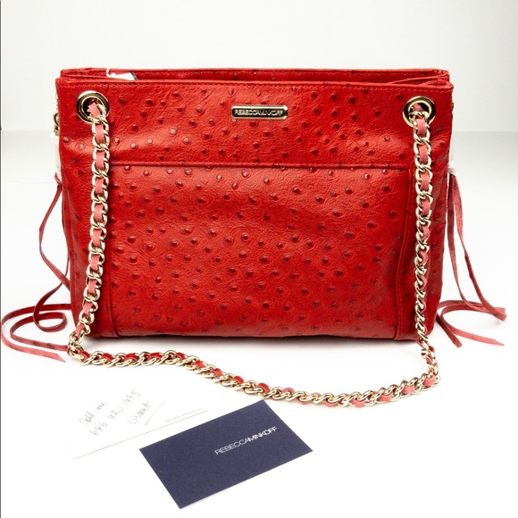 Rebecca Minkoff Handbags - Rebecca Minkoff Shoulder Bag Leather Red